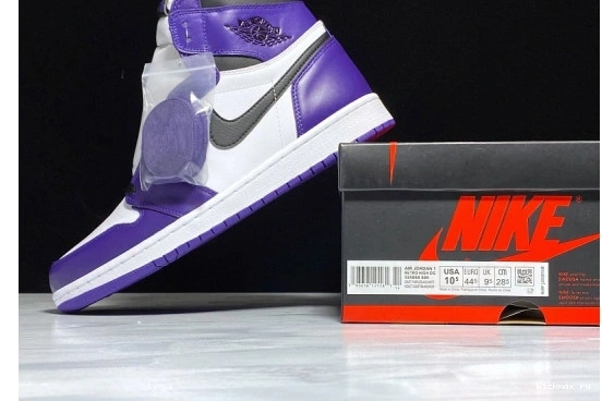 555088-500 White Court Jordan Retro Purple Air 1 555088-500 High 0519
